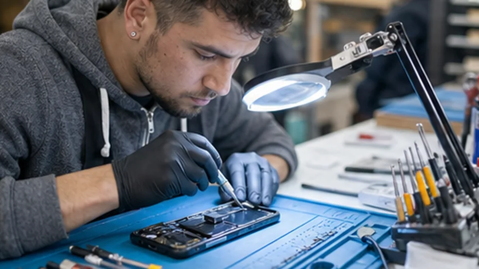 Reparación de celulares de Escuela de Oficios La Matanza